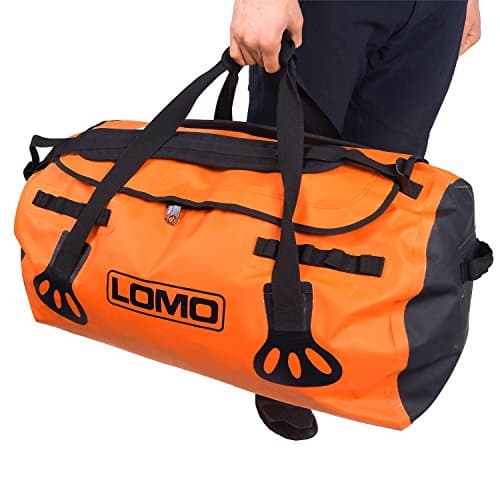 Lomo Blaze 60L Expedition Holdall Duffel Rucksack Bag with Zip Orange — view 6