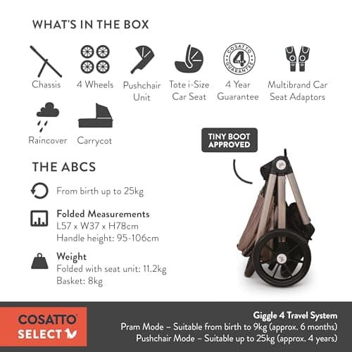 Cosatto Giggle 4 Travel System 3 in 1 Bundle (Foxed) — view 3