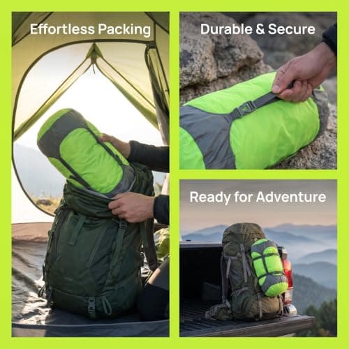 SUPVOX Compression Stuff Sack 30l Polyester for Camping — view 3