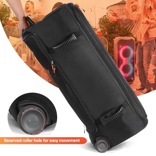 YUULNMOP Portable Speaker Case Carrying Bag Compatible with JBL PartyBox 720, Speaker Dust Cover Scratch Resistant Protective Case Sleeve,Portable Travel Bag for Easy Transport and Storage — view 6