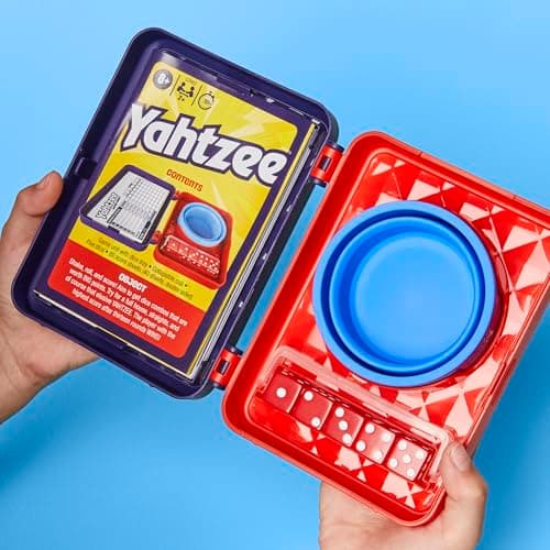 Yahtzee Dice Game | With Collapsible Cup & Storage Case | Fun Family Games for Children, Teens, Adults | 30 Mins | 2 or More Players | Ages 8+ - English Version — view 6
