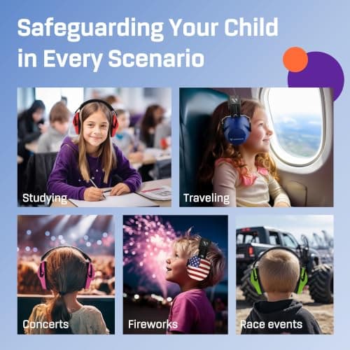 Vanderfields Kids Ear Defenders - 31 dB (2K Hz), Marine Blue — view 5