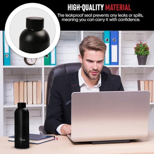 OTTO KONING Water Bottle 500ml Insulated Stainless Steel Flask — view 4