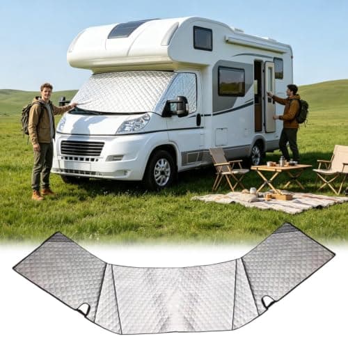 Windshield Cover Aluminum Universal Reflective Foldable Protection — view 3