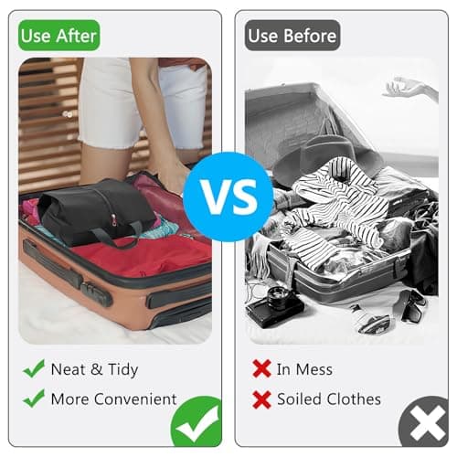 Shoe Bags for Travel Set, 3 Pcs Waterproof Oxford Shoe Pouch for Storage — view 3