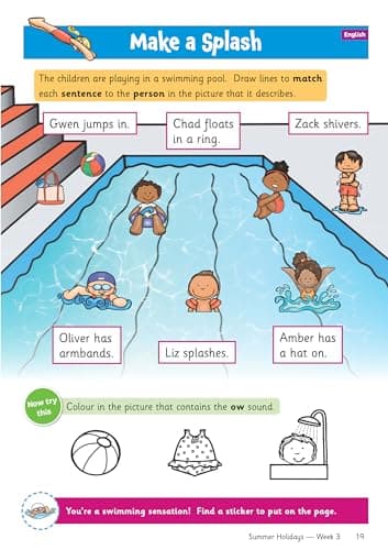 CGP Summer Holidays Activity Workbook - for kids between Reception and Year 1 (ages 4-5) (CGP Holiday Workbooks) — view 6