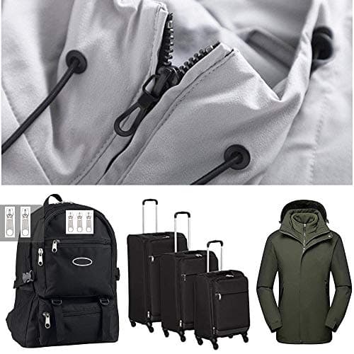YaHoGa Zipper Repair Kit with Tool for Clothing Bags Outdoor Tents Coats Jeans Jackets Purses Luggage Backpacks (with Tool) — view 6