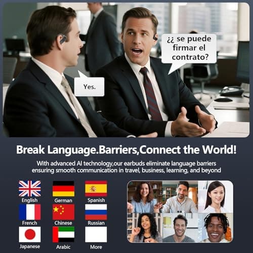 PPBP AI Real Time Translation Earbuds,182 Language Translator Earbuds — view 3