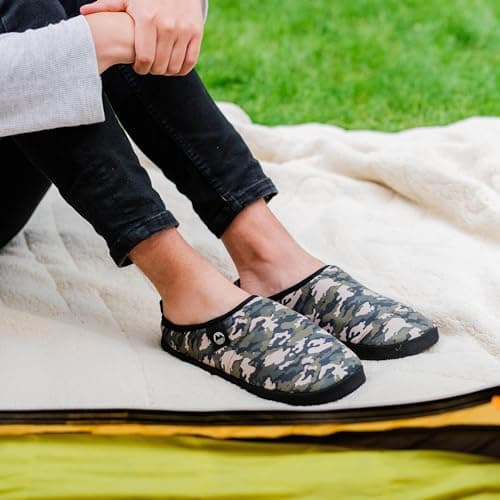 Lakeland Active Men's Wolfa Ultra-Warm Synthetic Down Camping Style Slippers With Memory Foam - Camo - 9 UK — view 2