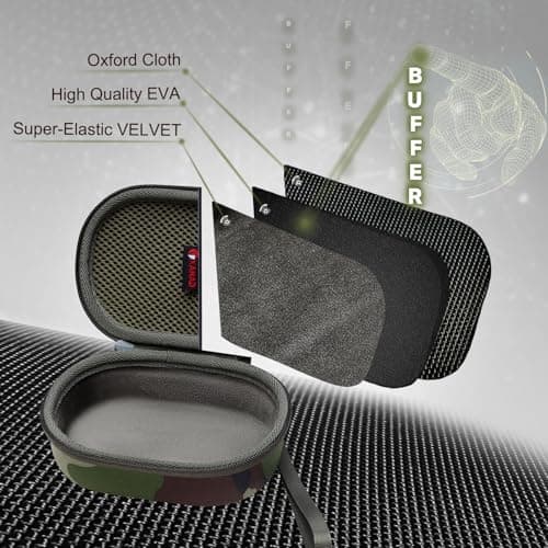 XANAD Case for JBL Clip 5/4/Soundcore Select 4 Go Ultra Speaker (Camo) — view 4