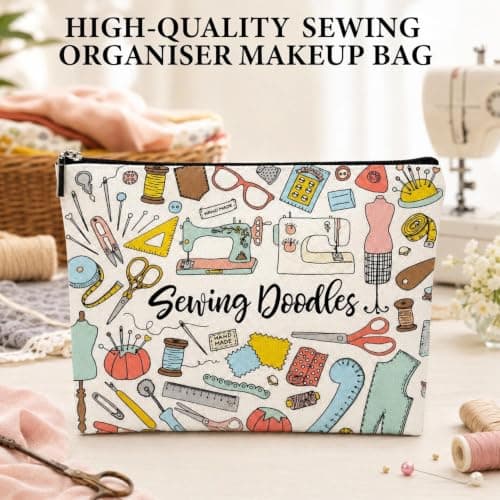 Craft Bag, Makeup Bag, Sewing Organiser, Waterproof Travel Pouch — view 2