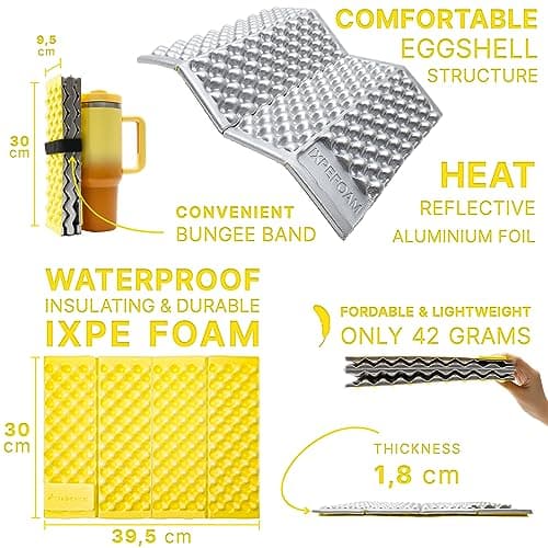 Trinordic Hiking Sit Mat - Folding, Waterproof, Insulating, IXPE, 40g — view 4