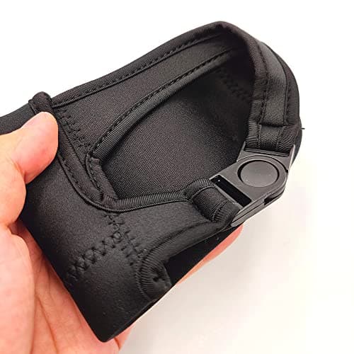Black Water Bottle Sleeve Neoprene Pouch for Outdoor Hiking Travel, 550ml — view 5