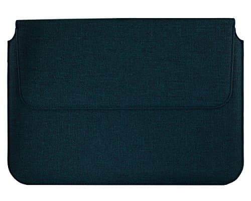 Emartbuy Universal 10-12 Inch Dark Blue Premium Fabric Case Folio Wallet Case Cover Sleeve With Magnetic Flap Closure Compatible With Tablets laptops Listed Below — view 2