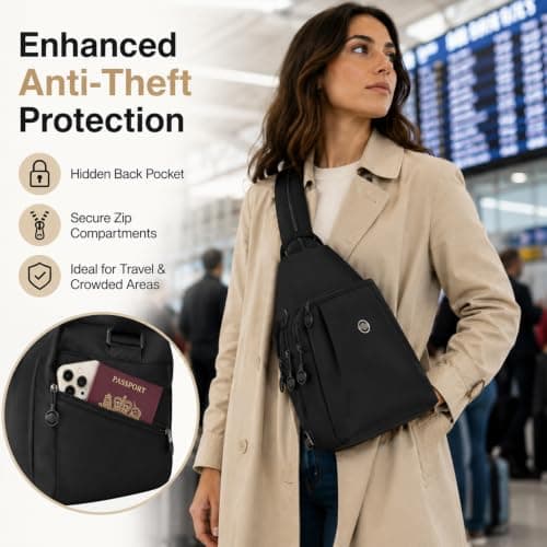 3 in 1 Anti-Theft Small Crossbody Bag, Waterproof Oxford Tote for Women — view 5