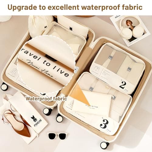 Compression Packing Cubes for Suitcases，Packing Cube Compression Set — view 6