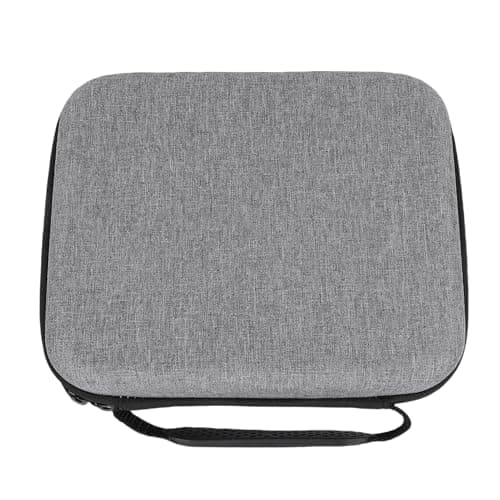 AKLOSIPY Projector Hard Carrying Case for MoGo 4 MoGo 3 Pro PLAY6 International Version — Nylon + EVA Travel Storage Bag with, Rubber Handle & Customizable Interior — view 4