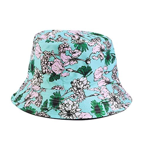 Unisex Double Sided Wear Reversible Fishing Hat Made of Twill Canvas Sun Protection Hat for Fishing Hiking Travel One Size, blue, One Size — view 2
