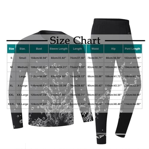 Heated Base Layer for Men and Women Fleece Lined Thermal Underwear Sets Long Sleeve Tops Long Johns Warm Thermal Bottoms Winter Outdoor Ski Running Thermals (Not Battery Pack) — view 3
