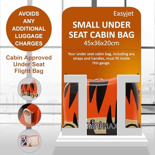 MiniMax Kids Ride-On Suitcase 45x36x20 with Neck Pillow & Drawstring Bag — view 3