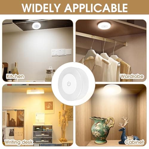 Rechargeable Night Light Portable LED Touch Light with 3 Colour Modes — view 6