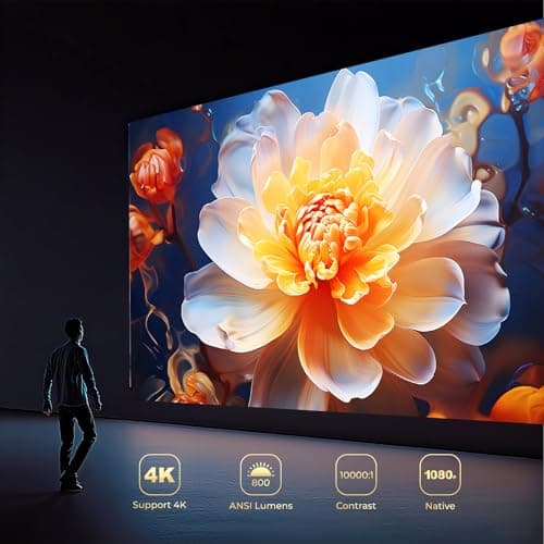 [Netflix Licensed 4K Supported] Smart Projector Native 1080P FHD Auto Focus — view 5