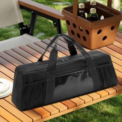 Stainless Steel Grill Tool Organizer 20cm Double Mesh — view 2