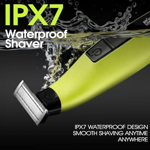 DSP Electric Beard Trimmer and Shaver, Face and Body Hair Trimmer for Men, Travel-Lock, Low-Noise, Electric Razor for Teen Boys, Facial Trimmer for Men, Waterproof — view 5
