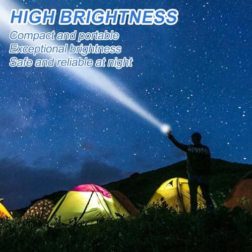 4 Pack 600LM Mini Keychain Flashlight Rechargeable, LED Keyring Torch Waterproof Led Pocket Torch Keyring Light 7 Modes Multifunctional Flashlights for Outdoor, Camping, Hiking [Energy Class A+++] — view 5