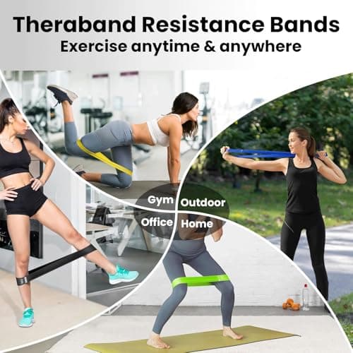 Resistance Bands, Set of 5 Skin-Friendly Exercise Band for Women & Men — view 6