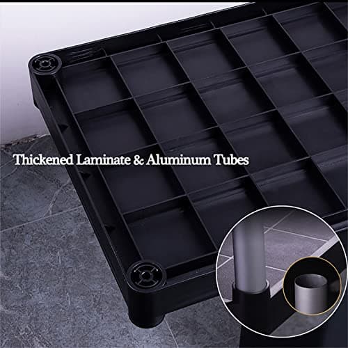 Heavy Duty 3 Tier Rolling Utility Cart with Wheels for Kitchen Restaurant Bar Storage, Commercial Grade Service Organizer — view 4