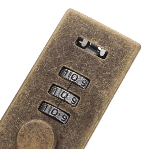 SHINEOFI Digit Keyless Combination Luggage Lock for Suitcases and Travel with Enhanced Durability and Smooth Operation Mechanism, Mini Iron Password Lock for Commuters — view 3