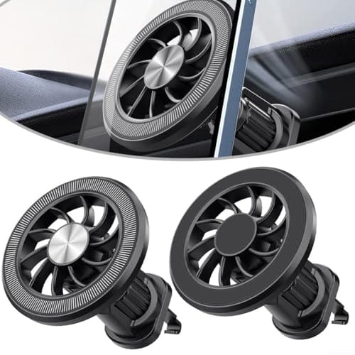 Car Mount Air Vent Phone Clip Holder Foldable Stand Handed Stable Bracket,White Phone Bracket,Dashboard Navigation Clip Black White(Black) — view 2