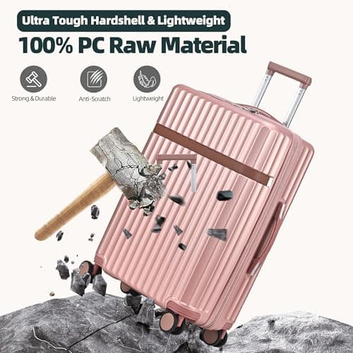 RMW Suitcase 28 Inch Large Hardshell Lightweight Check-in Luggage ABS+PC — view 3