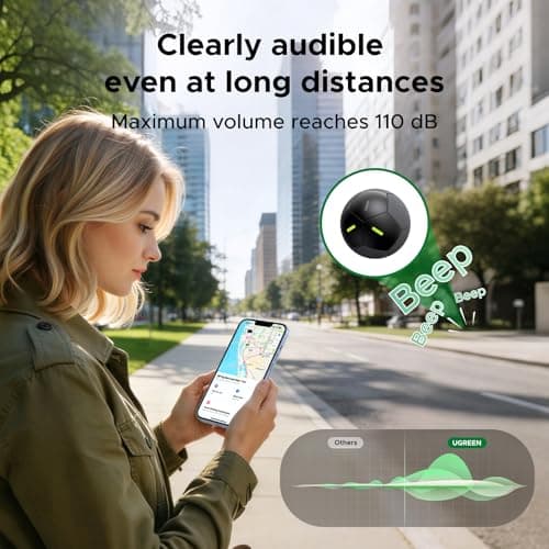 UGREEN FineTracker2 Tracker Tag for Apple Find My, 110dB, 5-7 Year Battery — view 4