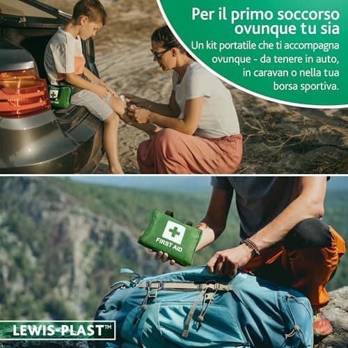 Lewis-Plast Premium First Aid Kit for Home Car Holiday and Workplace - Includes Bandages, Eye Pods, Ice Packs and Essentials for Everyday Situations, 90 Count (Pack of 2) — view 4