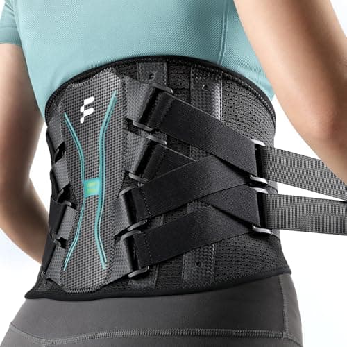Fitomo Lumbar Support Belt, Carbon Fiber Back Support Pain Relief
