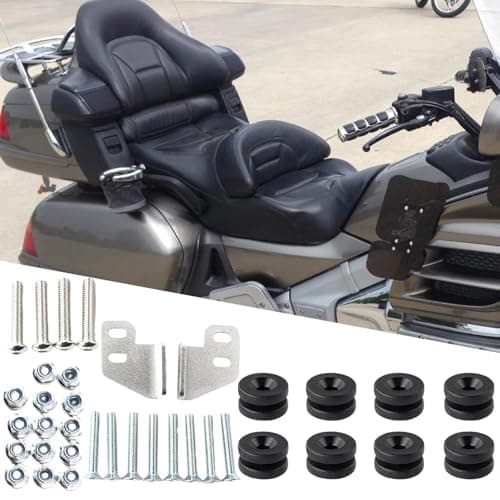 Motorcycle Top Box Mounting Kit - Aluminum Alloy Quick Release Base Plate Screws Hardware, Wear-Resistant Mounting Supplies | Motorcycle Accessories for Home,Travel — view 6