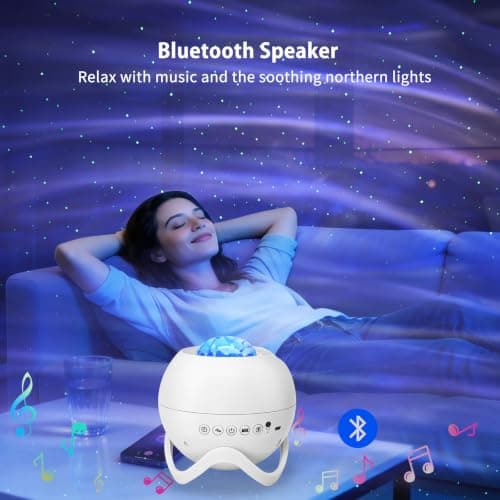 MHAZDZE Galaxy Projector,Galaxy Projector Light for Bedroom,Night Light — view 3