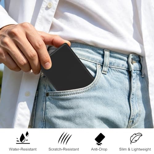 Tiorecime Magnetic Case for Xteink X4 4.3 Inch E-Book Reader, Ultra Thin Lightweight All-Around Scratch Resistant Magnetic Closure Protective Cover Compatible with Xteink X4 E-Reader, Black — view 5
