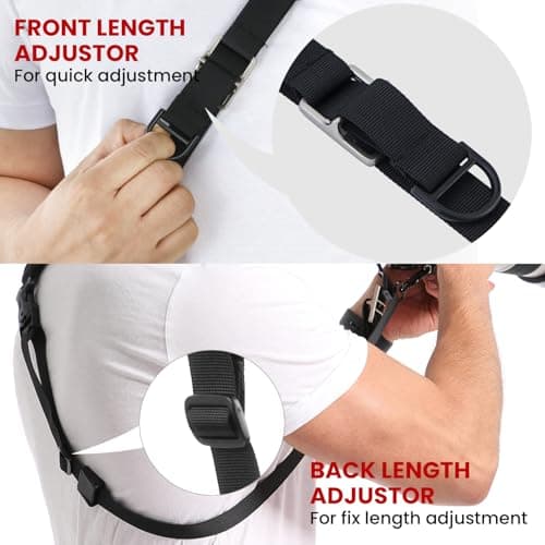waka Camera Shoulder Strap, Anti-slip Over Shoulder Camera Sling Strap — view 4