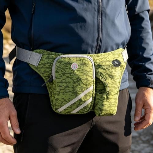 Fanny Pack | Adjustable Workout Travel Fanny Pouch with Water Bottle Holder — view 3