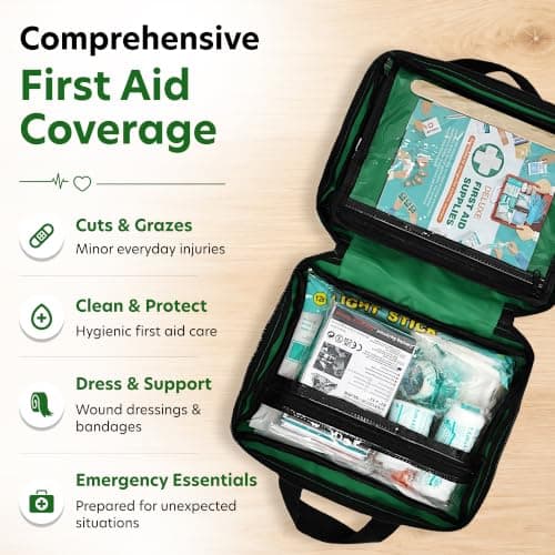 210 Piece Premium First Aid Kit for Car, Home, Travel, Workplace & Outdoors — view 3