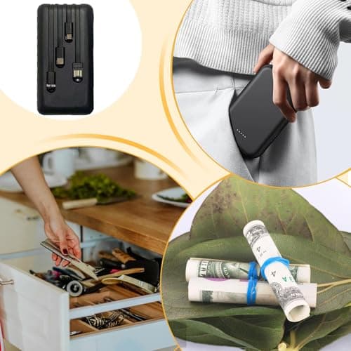 Portable Diversion Safe – Compact Hidden Safe, Power Bank Style Secret Stash | Disguised Storage Box for Valuables, Keys, Cards | Travel Security Organizer, Anti Theft Secret Compartment, Portable — view 5