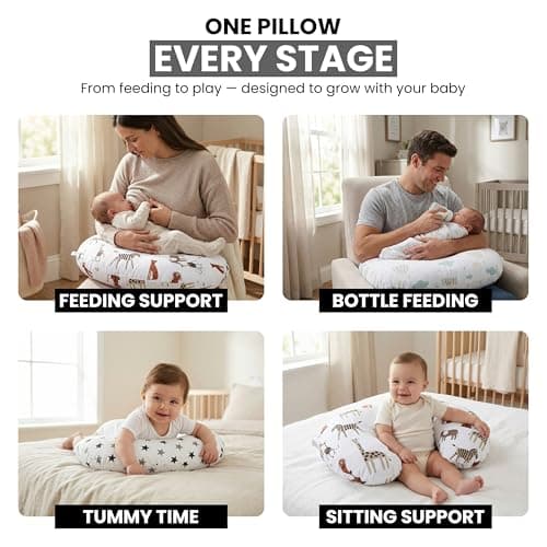 Nursing Pillow, Breastfeeding Pillows Support Breast and Bottle Feeding — view 5