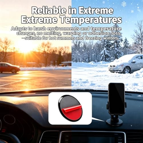 3 Pack Round Car Dashboard Adhesive Pads For Dash Cam Dashcam Sticky Pads — view 6