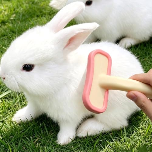 2 Pet Grooming Brushes, Silicone Guinea Pig Brush Kit — view 5