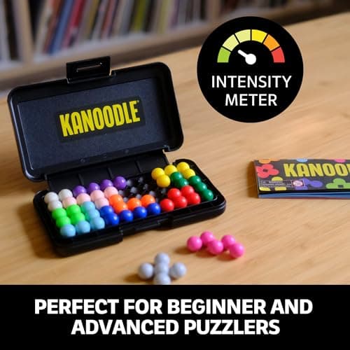 Learning Resources Kanoodle 3D Brain Teaser Puzzle, Travel Game for Adults and Kids Ages 7 8 9 10+, Gift for Boys and Girls, Featuring over 200 Challenges — view 6