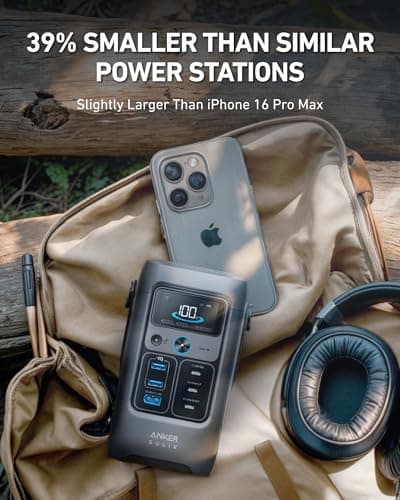 Anker SOLIX C200 DC, 192Wh 200W DC Power Bank Station with 60W Solar Panel — view 4