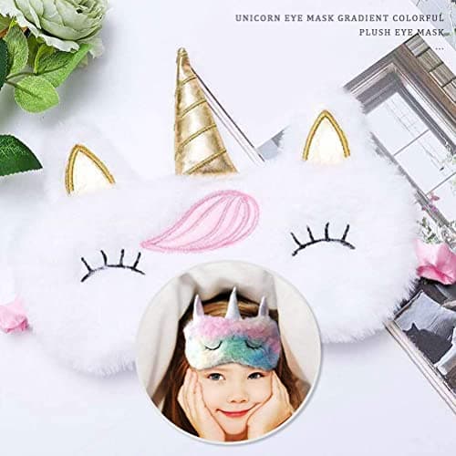 2 Pack Kids Eye Mask for Sleeping, Plush Sleep Masks with Elastic Strap — view 6